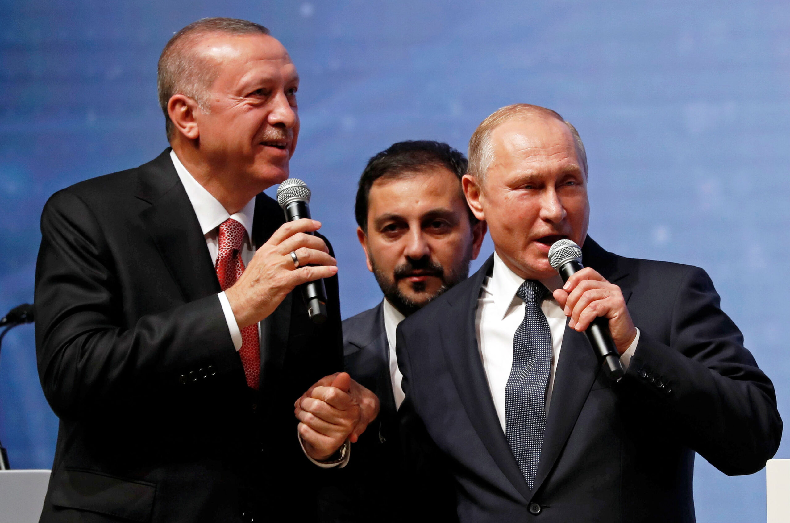 Реджеп Эрдоган и Владимир Путин