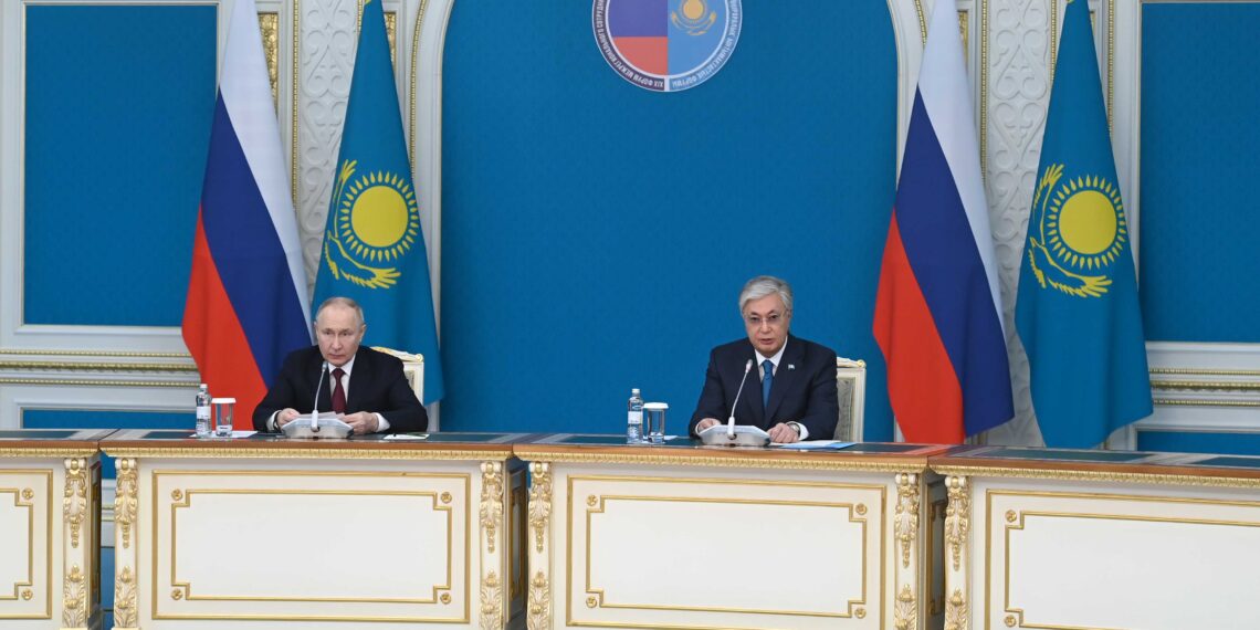 Владимир Путин и Касым-Жомарт Токаев. Фото: akorda.kz