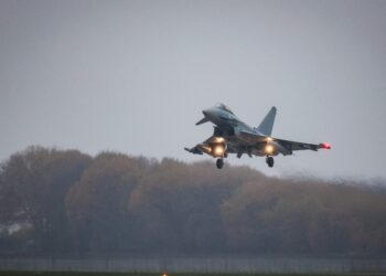Истребитель Eurofighter Typhoon. Фото: AFP