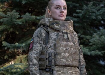 Украинская военнослужащая