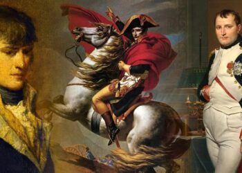 Портрет Наполеона Бонапарта работы Франческо Коссиа, ок. 1797 г. «Наполеон, пересекающий Альпы» Картина Жака-Луи Давида, ок. 1801 г. «Император Наполеон в своем кабинете в Тюильри». Картина Жака-Луи Давида, ок. 1812 г.