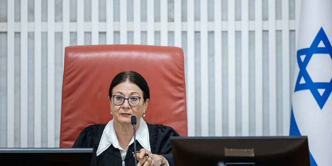 Председатель Верховного суда Израиля Эстер Хают. Фото: Yonatan Sindel / Flash90