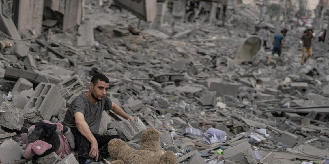 Газа после бомбежек. Фото: Motaz Azaiza