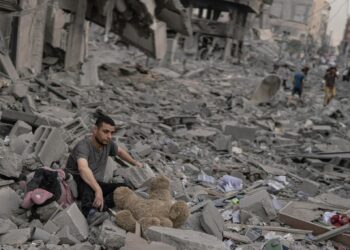 Газа после бомбежек. Фото: Motaz Azaiza