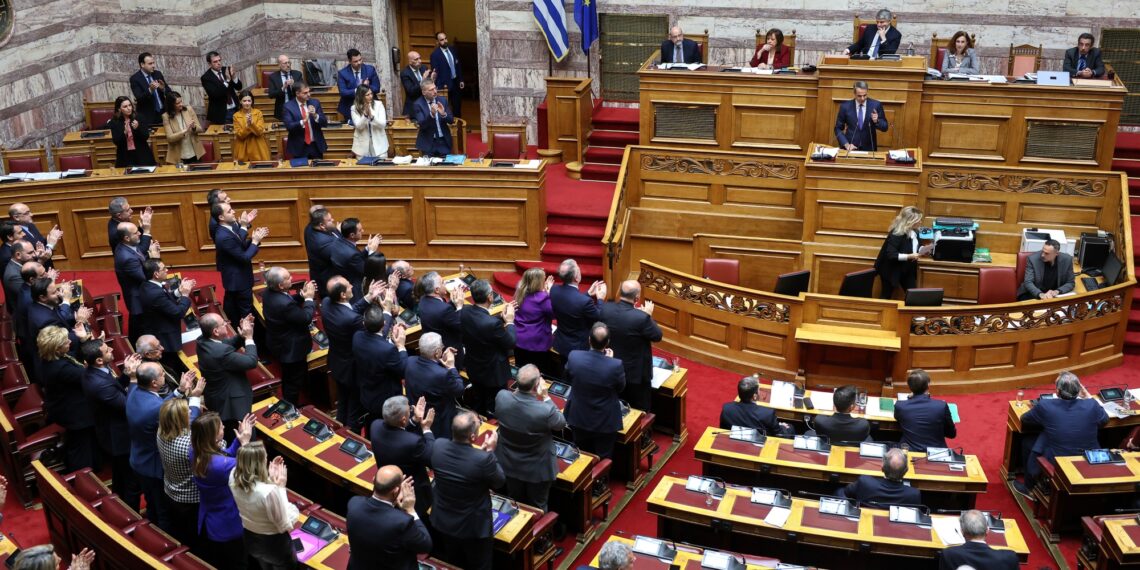 Парламент Греции. Фото: Йоргос Карахалис / Bloomberg