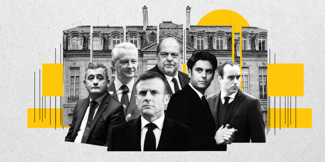 Эммануэль Макрон и часть нового состава правительства. Фото: euractiv.com