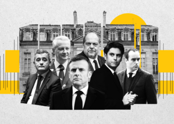 Эммануэль Макрон и часть нового состава правительства. Фото: euractiv.com