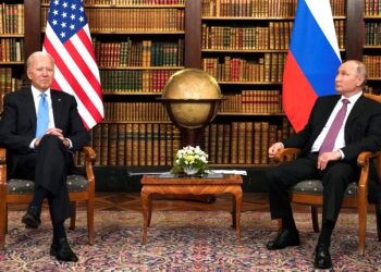 Встреча Джо Байден и Владимира Путина в Женеве. 2021 год. Фото: Reuters
