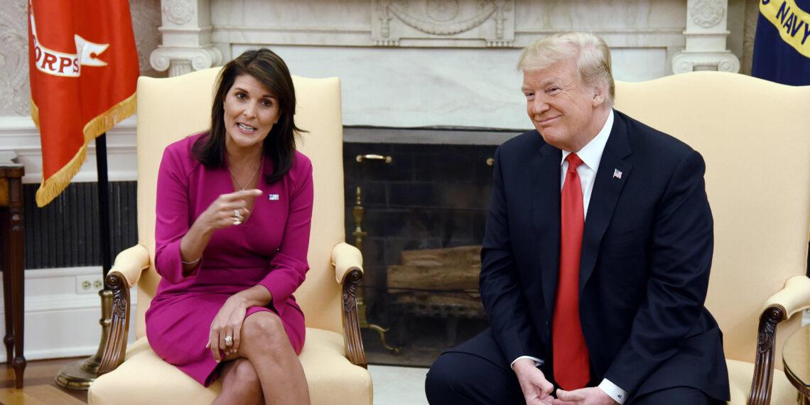 Никки Хейли и Дональд Трамп