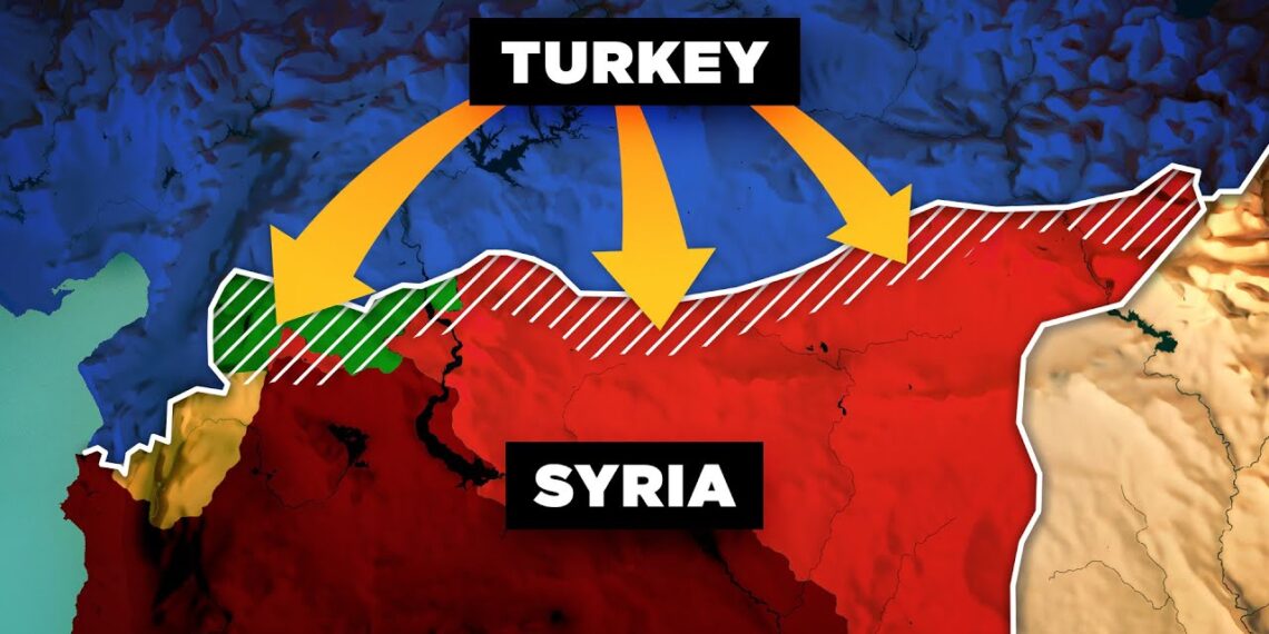 Карта вооруженной агрессии турецкого режима в Сирии