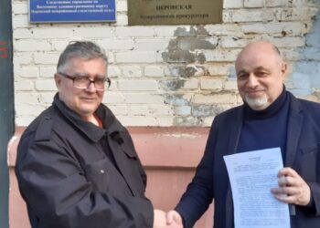 Михаил Александров и Рубен Киракосян. Фото: личный архив Михаила Александрова