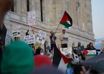 Демонстрация в поддержку Палестины в Вашингтоне. Фото: sahanjournal.com