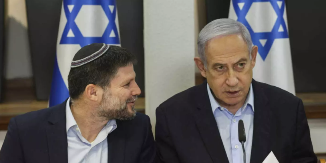 Бецалель Смотрич и Биньямин Нетаньяху