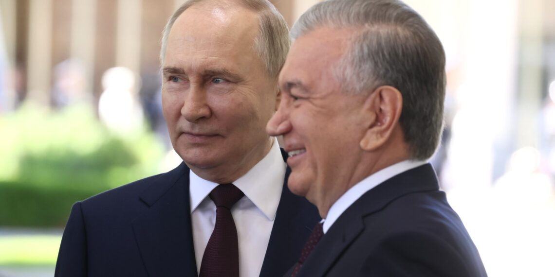 Владимир Путин и Шавкат Мирзиёев. Фото: kremlin.ru