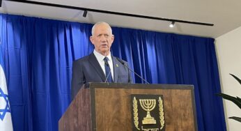 Ганц покидает военное правительство Нетаньяху