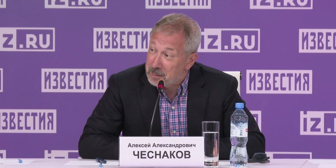 Алексей Чеснаков. Кадр из трансляции Известий