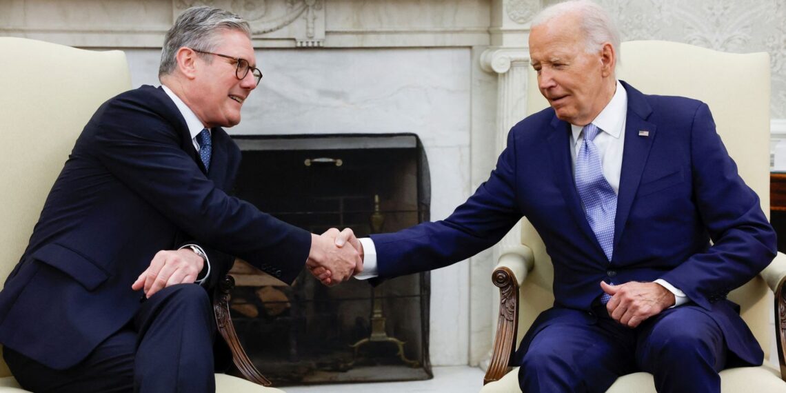 Кир Стармер и Джо Байден