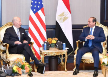 Президент США Джо Байден и президентом Египта Абдель Фаттах ас-Сиси. 11 ноября 2022 г. Фото: The Egyptian Presidency/Handout via Reuters