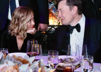 Джорджа Мелони и Илон Маск