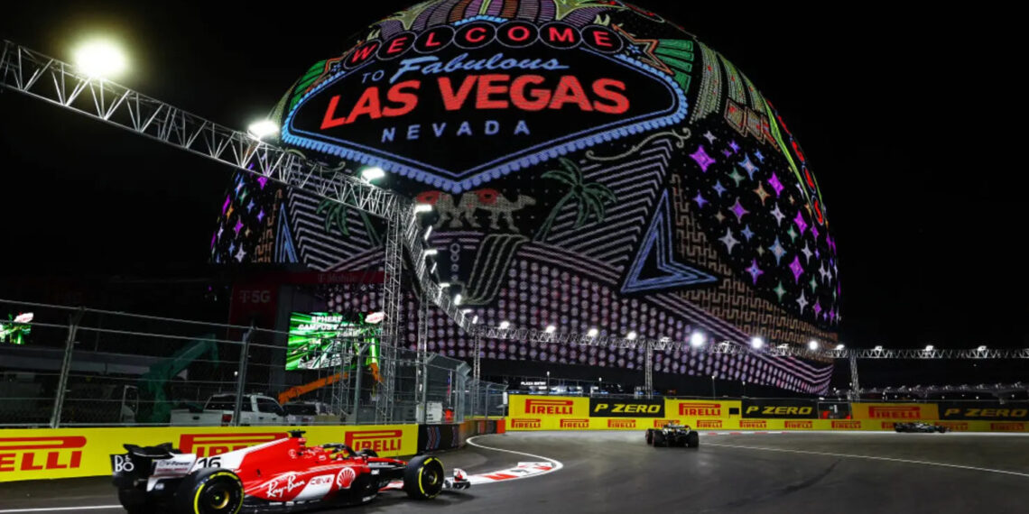 Гран-при Формулы-1 в Лас-Вегасе на трассе Las Vegas Strip Circuit. Фото: Марк Томпсон
