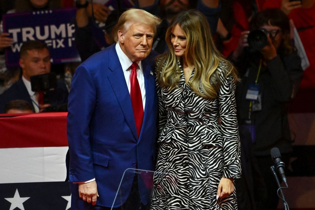 Дональд Трамп с женой Меланией