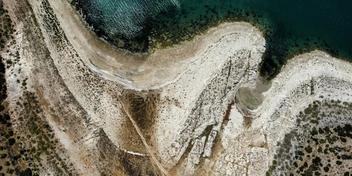 Озеро Юлики в Беотии, Центральная Греция. Фото: Арис Ойконому/AFP