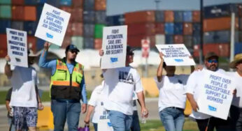 Забастовка портовых грузчиков в США близится к завершению