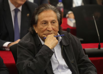 Бывший президент Перу Алехандро Толедо на оглашении приговора. Фото: Poder Judicial del Peru