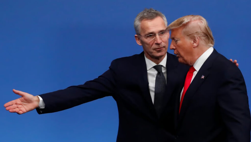 Столтенберг и Трамп