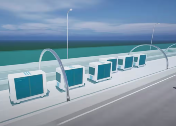 Проект конвейерной железной дороги между Токио и Осакой.