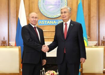 Владимир Путин и Касым-Жомарт Токаев