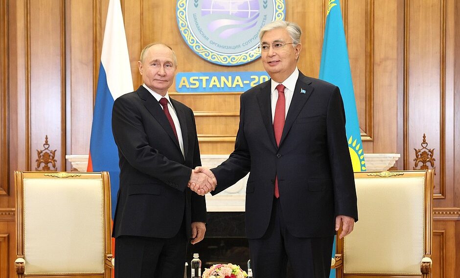 Владимир Путин и Касым-Жомарт Токаев