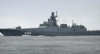 Российский фрегат отработал маневры в Ла-Манше