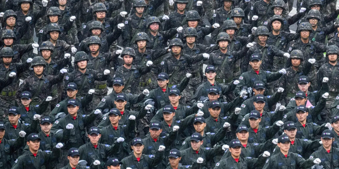 Южнокорейские солдаты