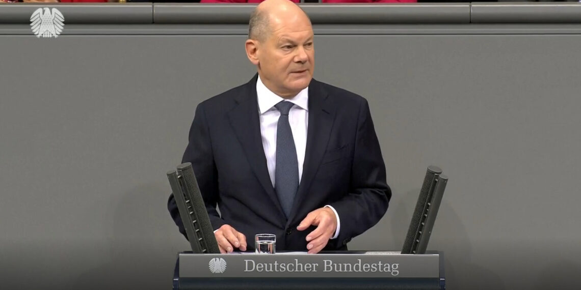 Канцлер Германии Олаф Шольц