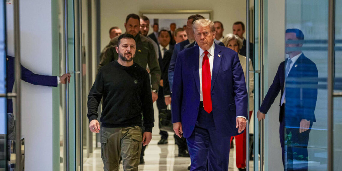 Владимир Зеленский и Дональд Трамп