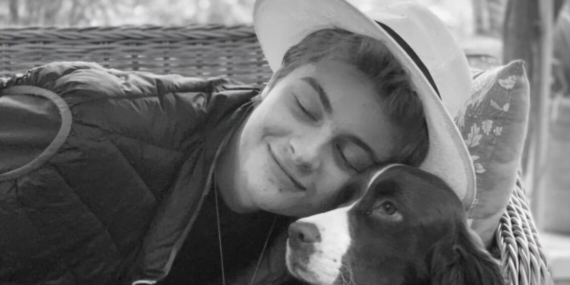 Принц Фредерик и его собака Мушу