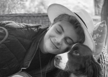 Принц Фредерик и его собака Мушу