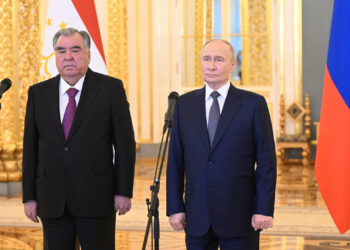 Эмомали Рахмон и Владимир Путин