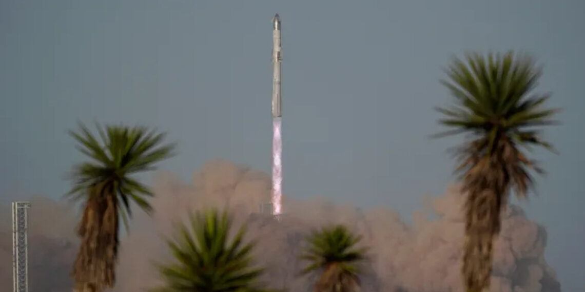 Запуск Starship с базы Starbase в Бока-Чика, штат Техас. Фото: Эрик Гей/АР