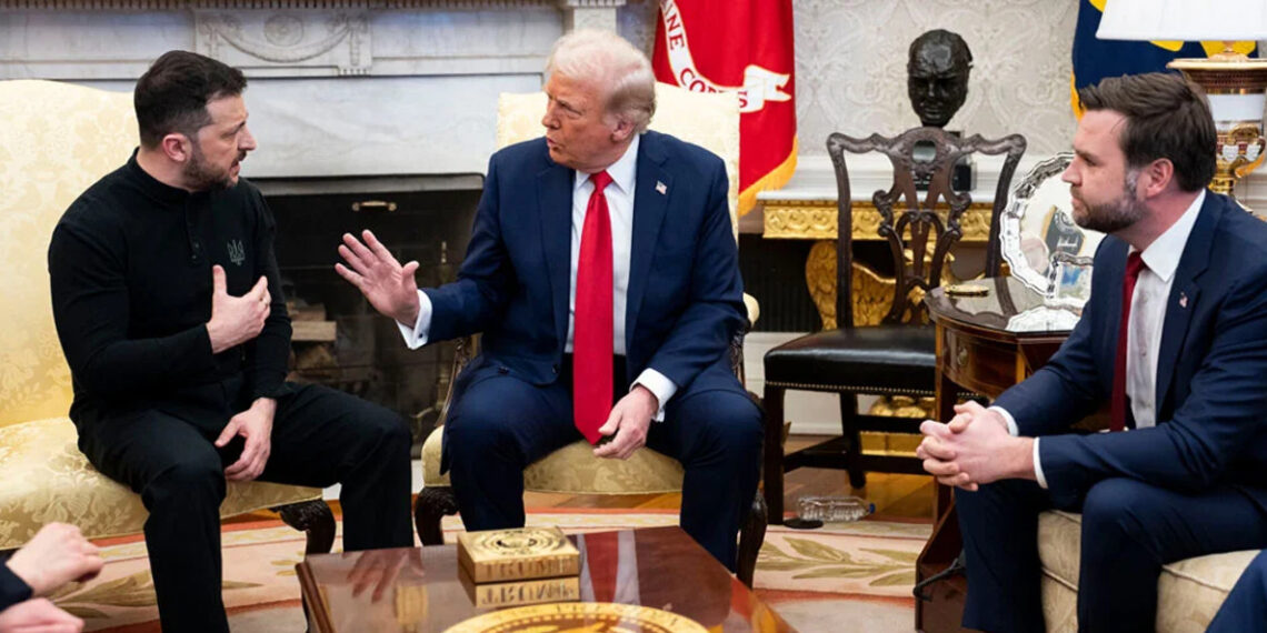На встрече в Овальном кабинете Владимир Зеленский поругался не только с вице-президентом Вэнсом, но и с президентом Трампом