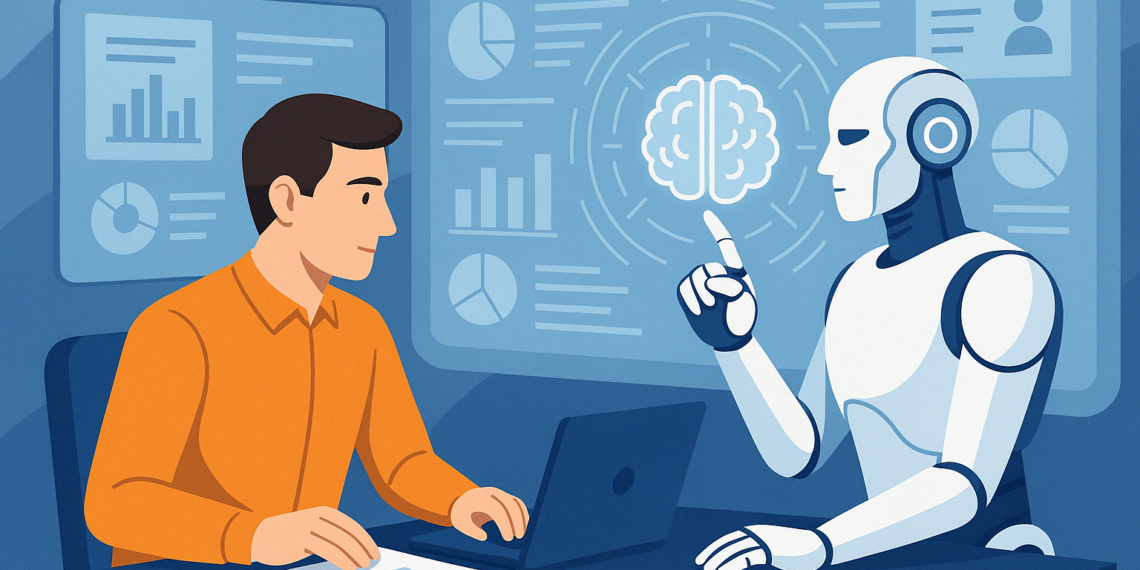 Человек и искусственный интеллект: совместная работа в высокотехнологичном офисе