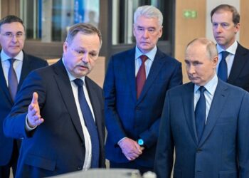 Владимир Путин и Сергей Собянин. Фото: mos.ru