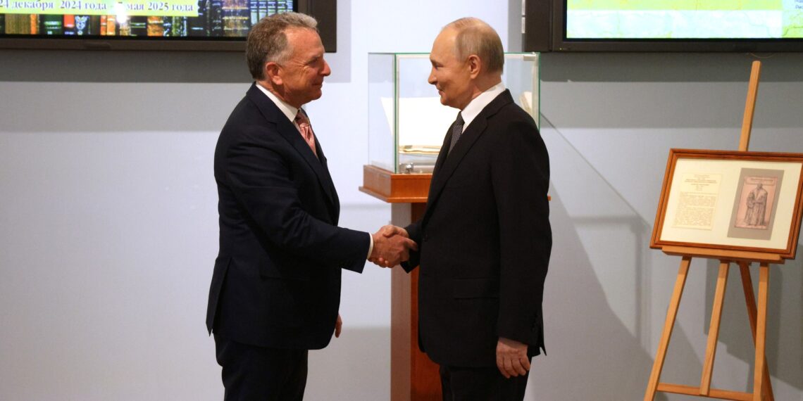 Встреча со спецпосланником президента США Стивеном Уиткоффом. Фото: kremlin.ru