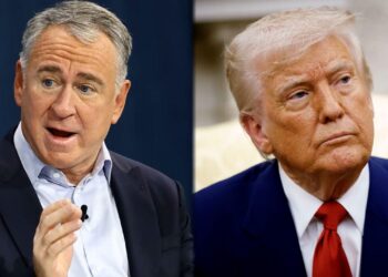 Кен Гриффин и Дональд Трамп