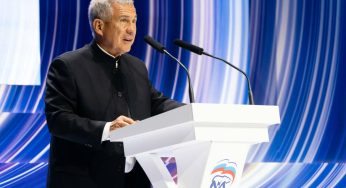 «Единая Россия» поддержала выдвижение Рустама Минниханова на пост раиса Татарстана