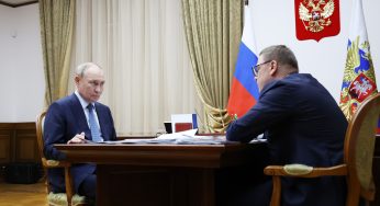 Путин провел в Магнитогорске рабочую встречу с губернатором Челябинской области