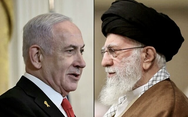 Биньямин Нетаньяху и Али Хаменеи. Фото: AFP