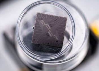 Сверхпроводниковый квантовый процессор. Фото: пресс-служба Университета МИСИС