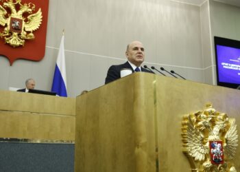 Михаил Мишустин в Государственной думе. Фото: government.ru